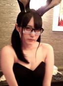 [First shot] * 1/9 shooting Otaku underground idol who looks good with black-rimmed glasses Dressed in uniform and bunny girl and a large amount of vaginal shot with serious sexual act