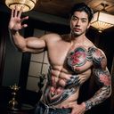 Men's Nude Photo Collection Gokudo Tattoo
