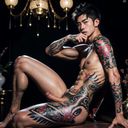 Men's Nude Photo Collection Gokudo Tattoo