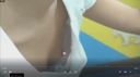 Crazy about purikura J〇's 〇〇 breasts peeking out from Yuruyuru junior bra　
