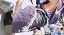 漫畫市場 Cosplay 酷美妝層的性感日本服裝 cosplay Comiket 美屁股 & 背部內褲鏡頭 & 側面
