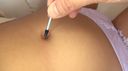 [Navel fetish individual shooting] Shame close-up of Yu-chan's navel &amp; prank shooting