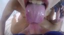 (2) [GPRO POV] Request nose licking ejaculation with erotic smelly thick tongue of big wife!