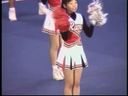 [Cheer gal hidden camera] Fluttering mini skirt flips up ~ ♪ Beautiful woman cheerleading championship edition (1)