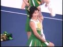 [Cheer gal hidden camera] Fluttering mini skirt flips up ~ ♪ Beautiful woman cheerleading championship edition (2)