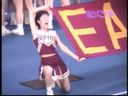 [Cheer gal hidden camera] Fluttering mini skirt flips up ~ ♪ Beautiful woman cheerleading championship edition (2)