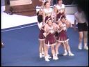 [Cheer gal hidden camera] Fluttering mini skirt flips up ~ ♪ Beautiful woman cheerleading championship edition (2)