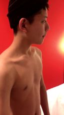 Personal shooting Baby face handsome masturbation on all fours