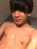 Baby-faced handsome man Haruki-kun lotion, it has become a habit ... with bonus