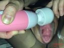 【電マ】電マ飲み込みそうなナメクジびらびらグロまんオナニー　～パンスト達磨Vol.1～【動画】