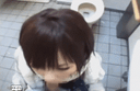 【Personal shooting】Gonzo video of a fashionable beauty serving in the toilet for the disabled