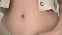 Navel teasing (with a woman's finger) Vertical navel