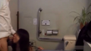 【개인 촬영】점심시간에 파트의 아르바이트를 하고 있는 오바짱과 가게의 화장실에서 섹스하는 POV 영상!