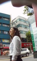 【Korea】Miniskirt woman ☆ low angle shooting