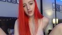 Red Long Hair Beauty Acme Face Live Chat Masturbation!