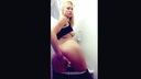 No <> Superb blonde beauty masturbates in a public toilet with selfie 5 minutes 12 seconds