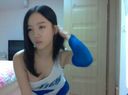 A little naughty moe selfie work of a cute Korean goddess in a bodycon like a race queen!