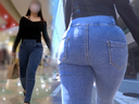 [I love jeans snugly] ☆ Fascinating plump sphere big ass and beautiful breasts!