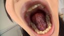 Marie Konishi's teeth and mouth selfie POV video