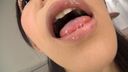 Marie Konishi's teeth and mouth selfie POV video