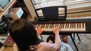 Sana-chan's piano performance face pedal & sole licking with dirty pumps VOL1