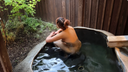【Hot Spring Trip】 A hot spring trip of a G-cup beauty! Bathing ♡ with a whippy body