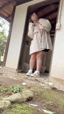 [Selfie of 18-year-old G cup Erika] ☆彡 masturbation in front of the toilet bowl of the men's toilet! I was thrilled when a jogger came, but I made a squeaking noise while drinking naughty juice and passed away ...///
