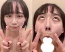 - [Ahegao double piece / mass swallowing] The life shame of an 18-year-old who graduated this year! - Ridiculously vulgar ahegao white eyes stretch the nostrils and Chikasu throat back Irama! Before his college debut, he will release a video of black history to the whole world.
