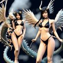 Cosplay Gravure "Fallen Angel and Dragon"