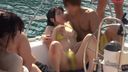 - [Amateur] Cute bright bikini JD and cruising joint party. Everyone licks the and has a big time.
