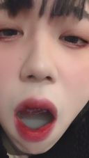 - [4 consecutive ahegao Irama / mass swallowing] - A beautiful face of the Imadoki landmine type found next to the toe collapses with ahegao white eyes and releases a video of fully enjoying a small mouth.