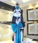 【Style God!】 Secretly applying?! The E-cup model came! Bruaka Masturbation in Toki Maid Costume