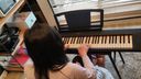 더러운 펌프스로 사나 짱의 피아노 연주 얼굴 페달 & 발바닥 핥기 VOL1