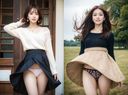 「美女のスカートめくってみた」AI美女写真集