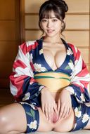 A photo collection of a kimono beauty wearing a