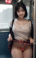 カワイイおねいさん-電車でパンチラを視てみよう-