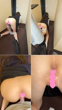 [Underwear purchase mischief] to slender perfect child "Sara-chan" &amp; Semen-covered vaginal massage ☆