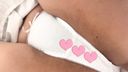 ケツ毛ハミ出しパンチラ♡美巨乳見えのローアングル撮影♡【素人/逆さ撮りパンチラ】