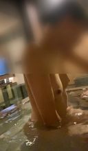 160-18 years old de МJD prank in the open-air bath at night. Raw Pregnancy Karin-chan Hot Spring Trip 4
