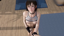 【無】3D animation★スポブラの彼女とジムでとろとろSEX/Sex with my girlfriend in a sports bra