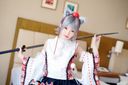 東方犬 Dashi Tsubaki Cosplay！ - 超凡脫俗的美顏被快感扭曲，瘋狂時被播種 ♥