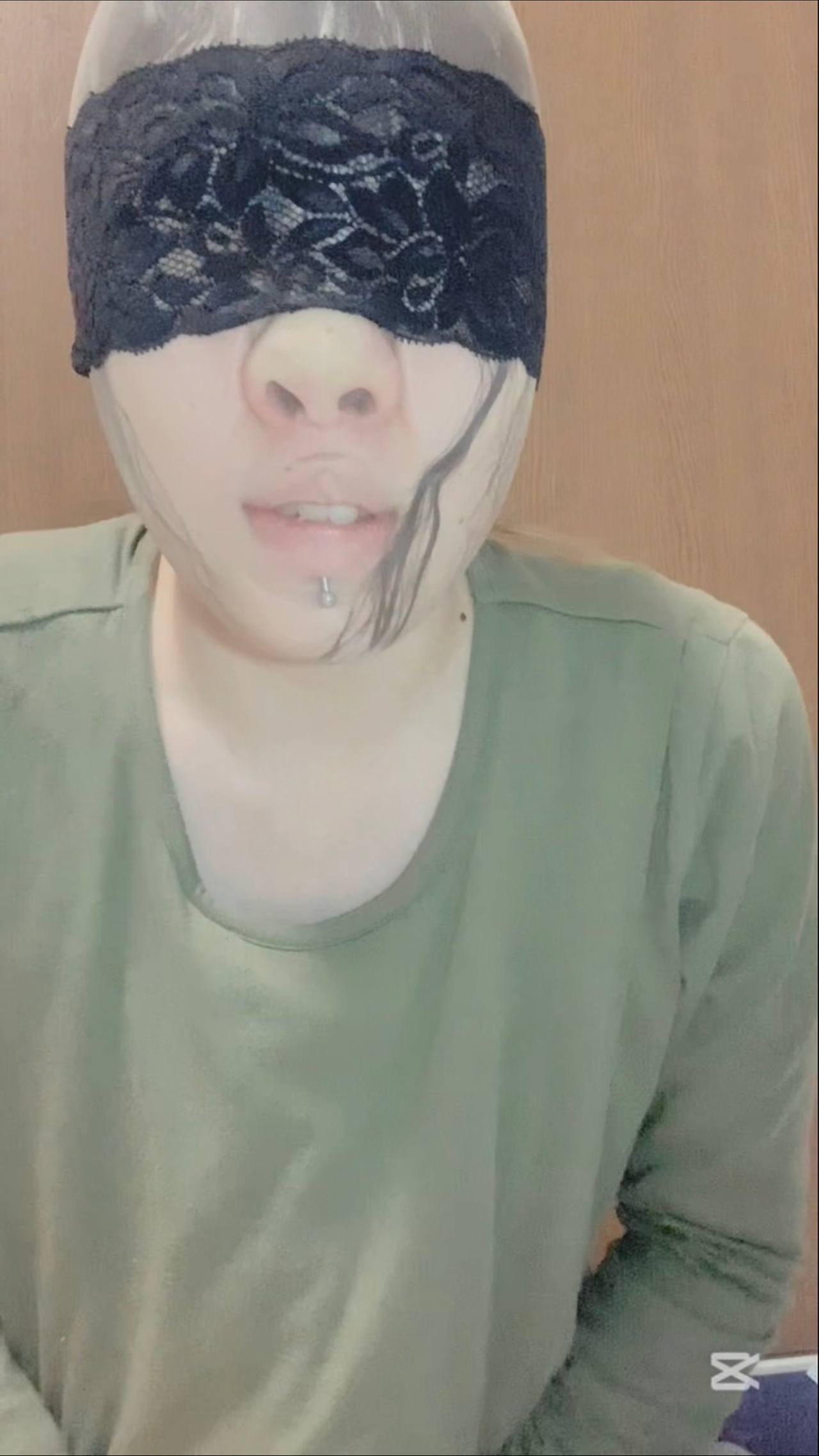 変形？した軟骨でお鼻ぺったんこ！膝下ストッキングの接写♡ gallery photo 5