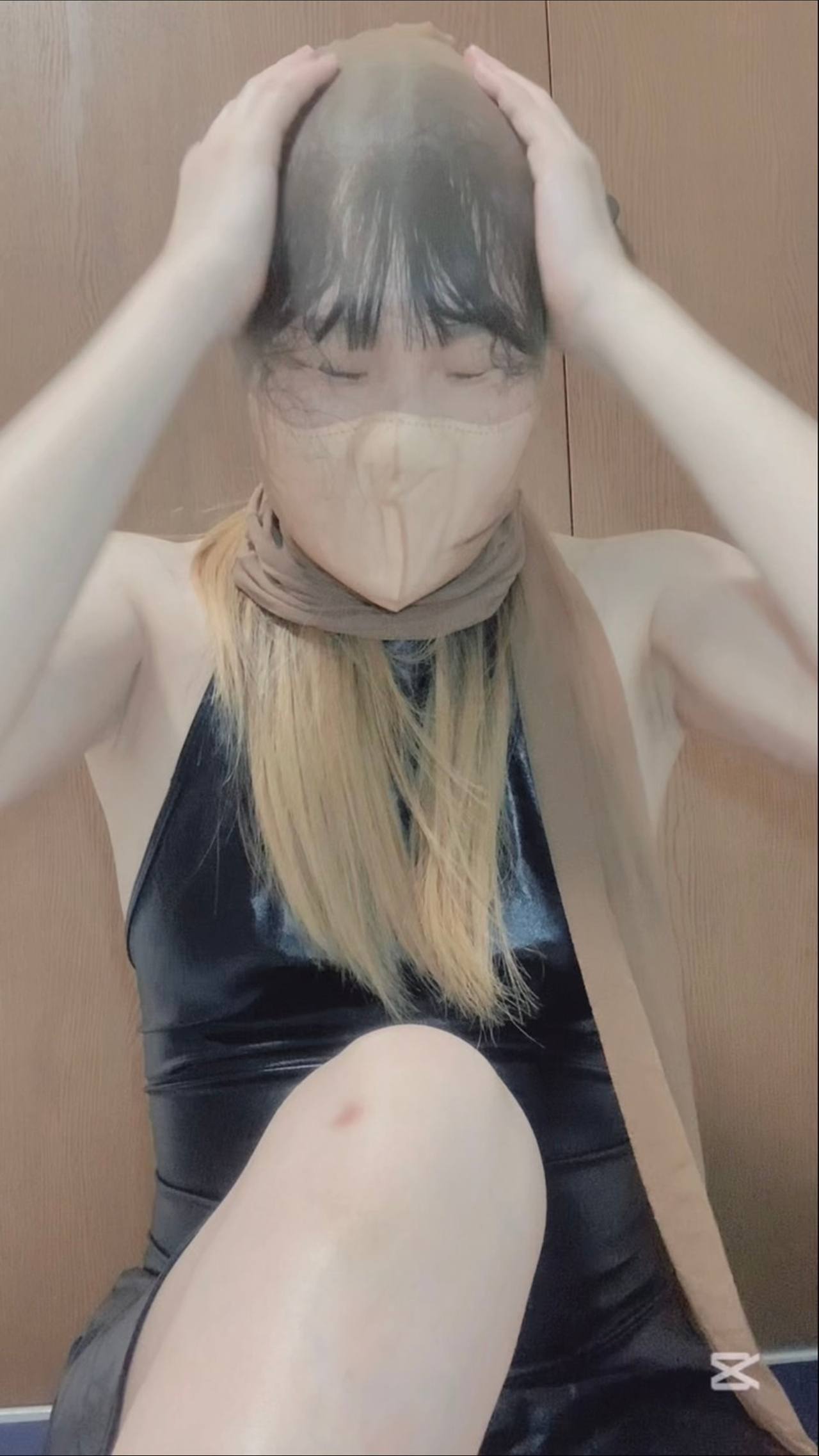 3種のストッキング被り！目元とお鼻出し♡ gallery photo 2