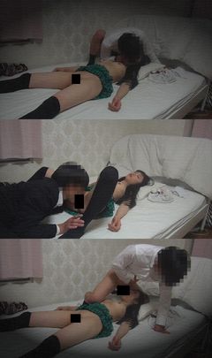 眠●入り飲料使われてセールスマンにハメられた女子Ｋ