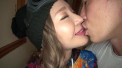 [Individual shooting leak] ★ Ski resort pick-up! A female college student runs away from a trial kiss! Very satisfied with big sex and rich sex Creampie & facial finish　ev167