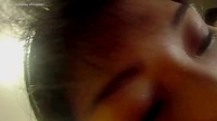 【フェチ界Ｍ男】神楽アイネ女王様の唾たらし＆顔舐め＆鼻フェラ（口フェチ/ウェアラブルカメラ）