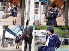 【ショトカ制服美女①】ボーイッシュ系のカワイイ顔面を舐め尽くし！ブルマ姿に興奮しザーメンぶっかけ→屋上で中出し青カン&顔面ぶっかけ【個撮】