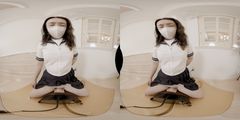 【180VR3D】VRで目の前で観察　まみ21歳専門学校生海外製電マ人生初体験