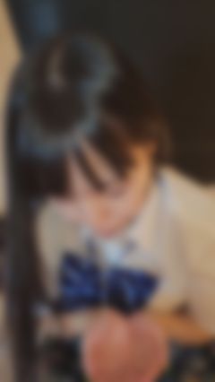 【VR無ワンコイン】黒髪姫カット制服フェラ口内射精