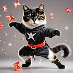 猫コスプレシリーズ　影の戦士：忍者コスプレ猫写真集